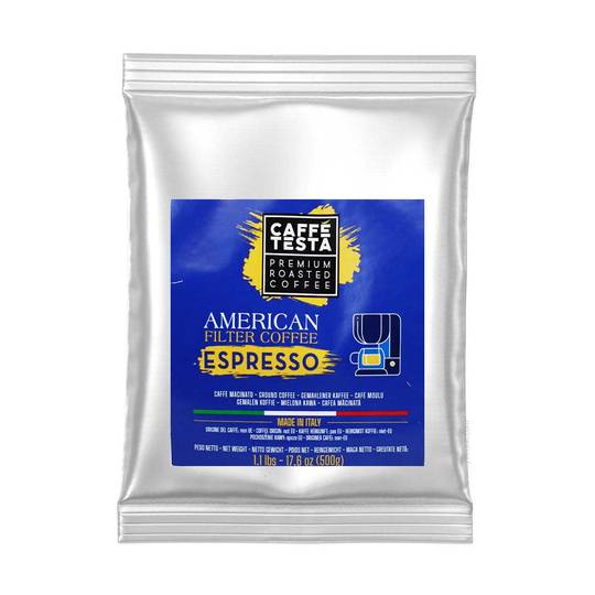 Caffe Testa Premium Roasted Espresso Ground Coffee 1