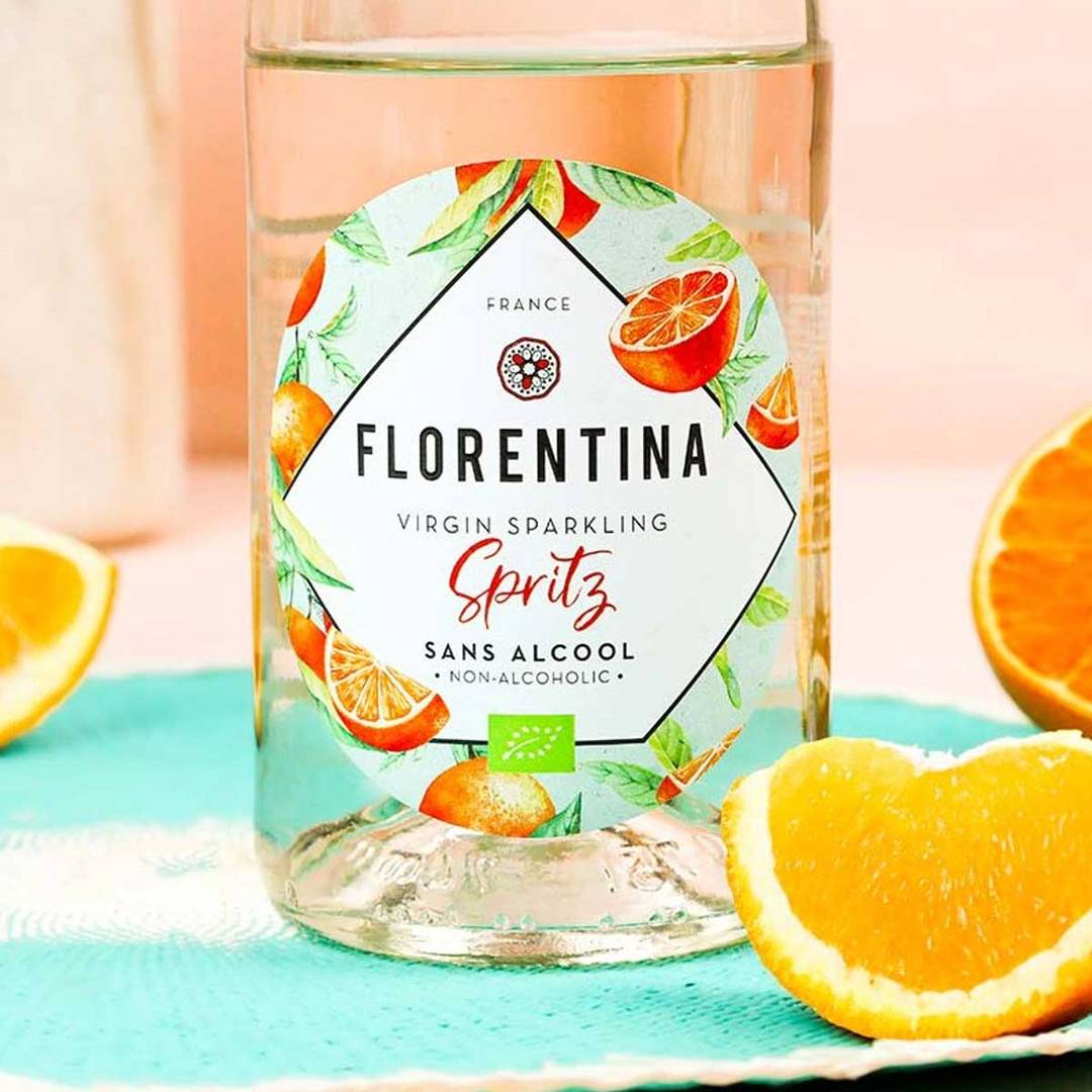 Florentina French Organic Virgin Sparkling Spritz, Non-Alcoholic 3