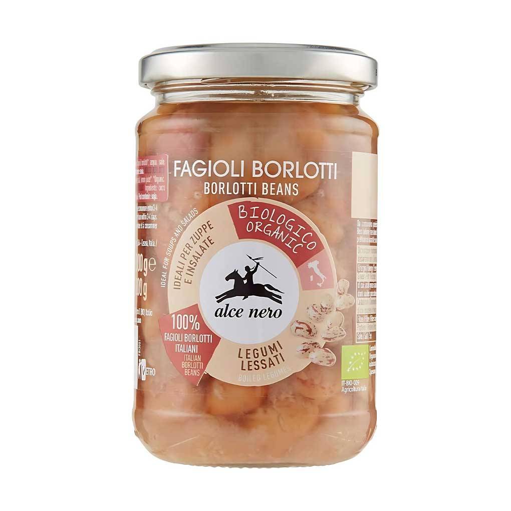 Alce Nero Organic Cooked Italian Borlotti Beans 1