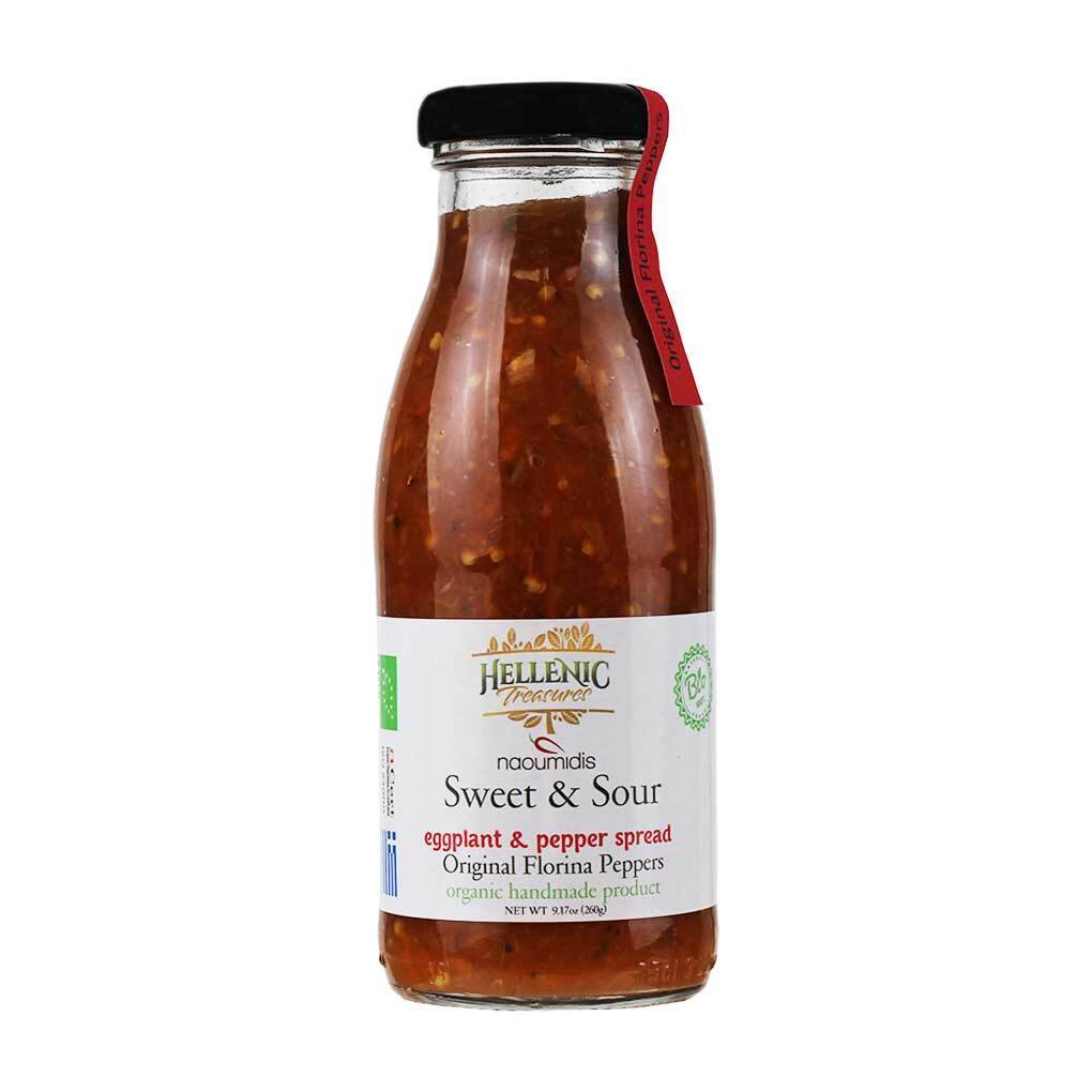 Hellenic Treasures Greek Handmade Organic Eggplant & Pepper Spread 1