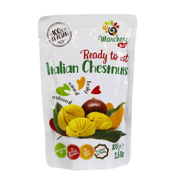 Marchese 100% Italian Chestnuts, No Added Sugar, Ready to Eat 1
