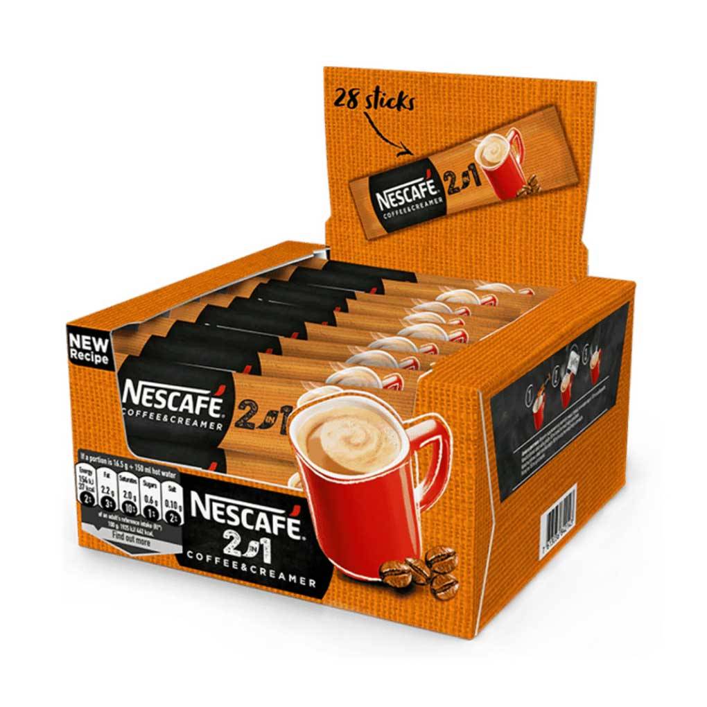 Nescafe 2 in 1 Instant Coffee, Unsweetened 1