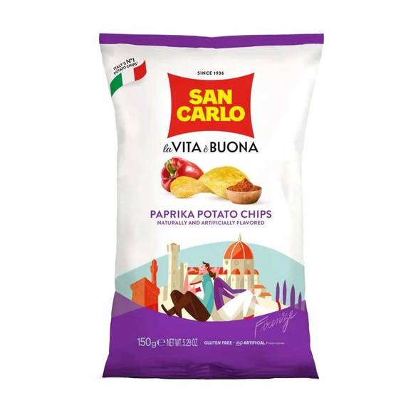 San Carlo Italian Paprika Potato Chips 1