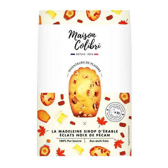 Maison Colibri French Maple Madeleines with Pecans 1