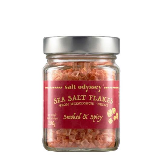 Salt Odyssey Spicy Sea Salt Flakes from Messolonghi 1