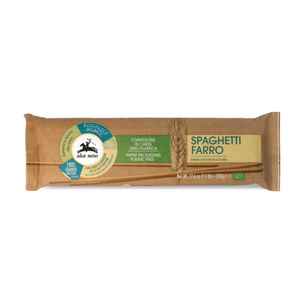 Alce Nero 100% Italian Organic Spaghetti Pasta, Bronze Cut 1