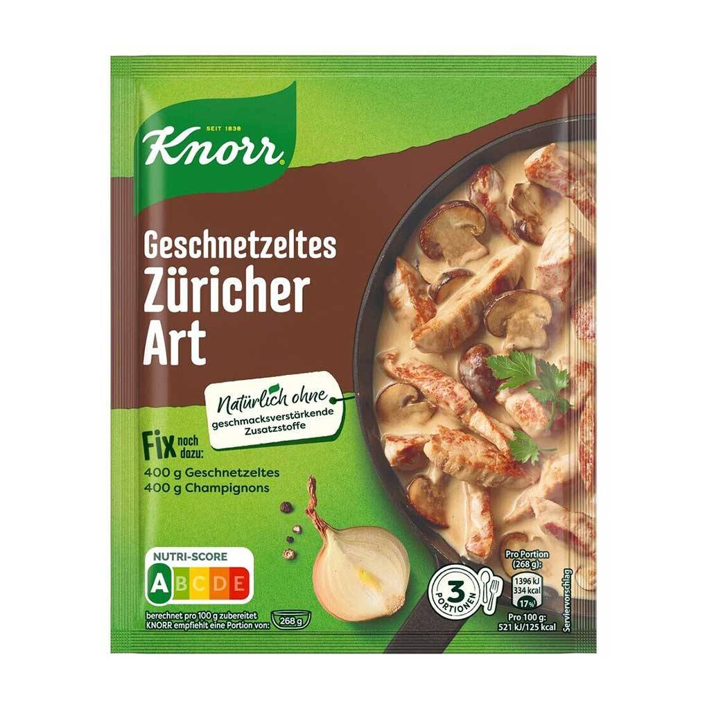 Knorr Zurich Style Geschnetzeltes Sauce Mix 1
