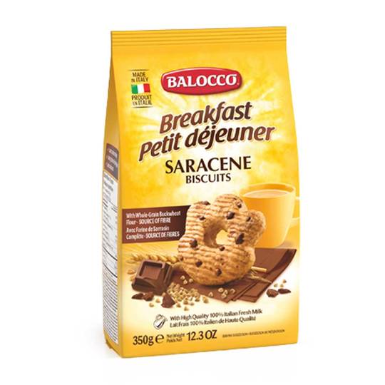 Balocco Saracene Whole Wheat & Buckwheat Biscuits 1