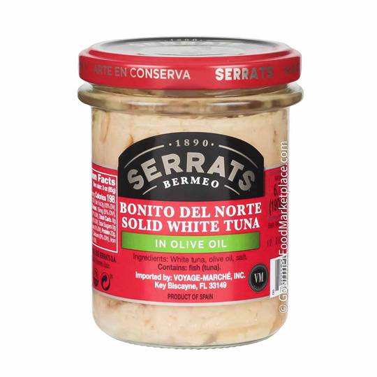 Serrats Bonito Del Norte Solid White Tuna in Olive Oil 1