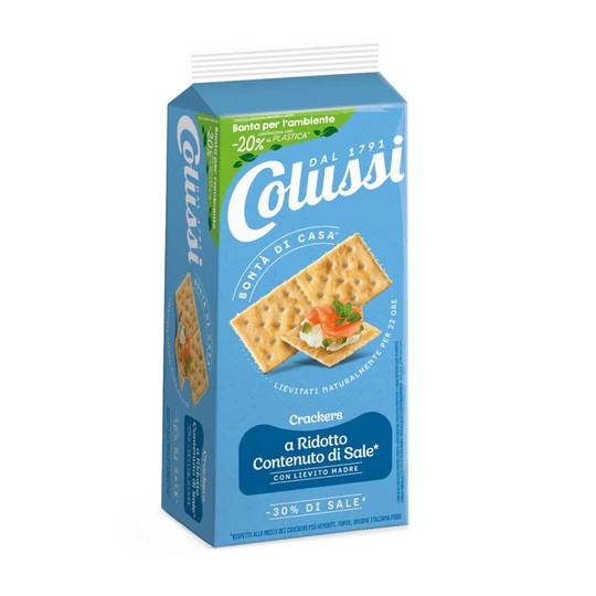 Colussi Crackers, 30% Less Salt 1