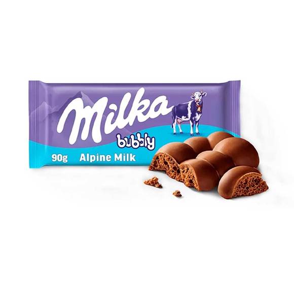 Milka Bubbly Alpine Milk Chocolate 2