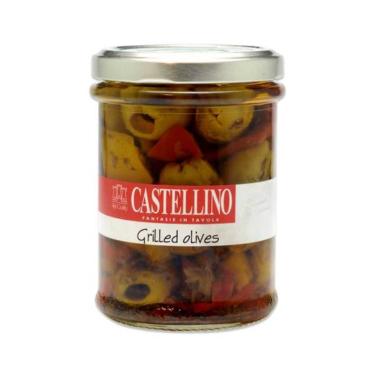 Castellino Italian Grilled Olives, Pitted 1