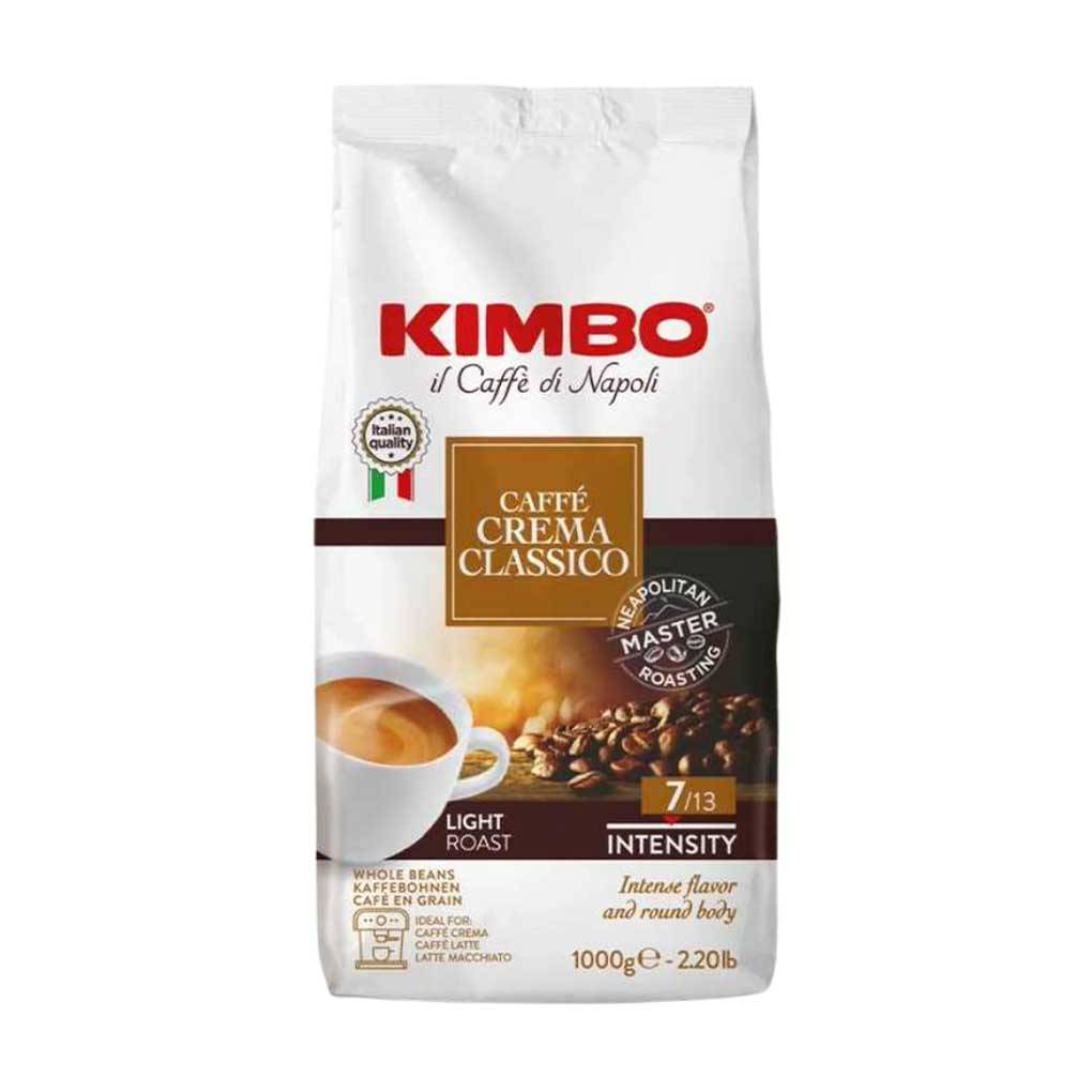 Kimbo Caffe Crema Classico Whole Bean Coffee 1