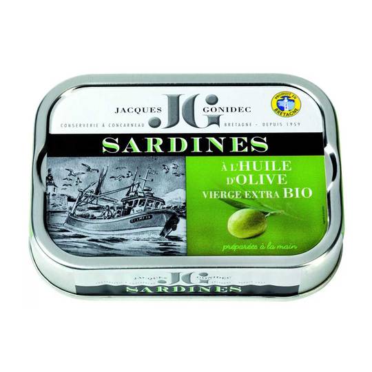 Gonidec Sardines in Organic EVOO 1