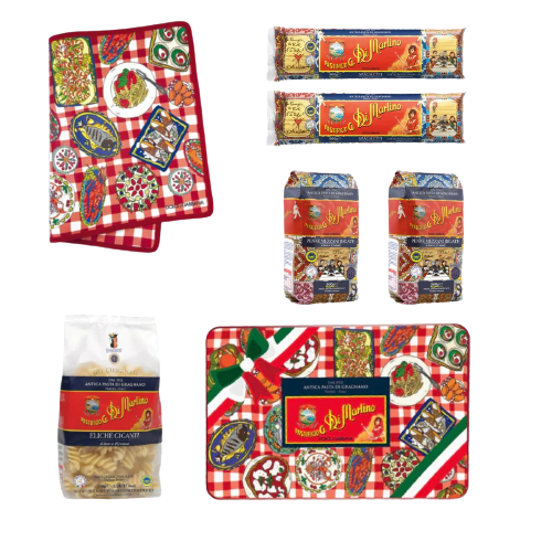 Di Martino Dolce & Gabbana Assorted Pasta Gragnano "Picnic" Edition, IGP, with 2 Placemats in Luxury Tin 2