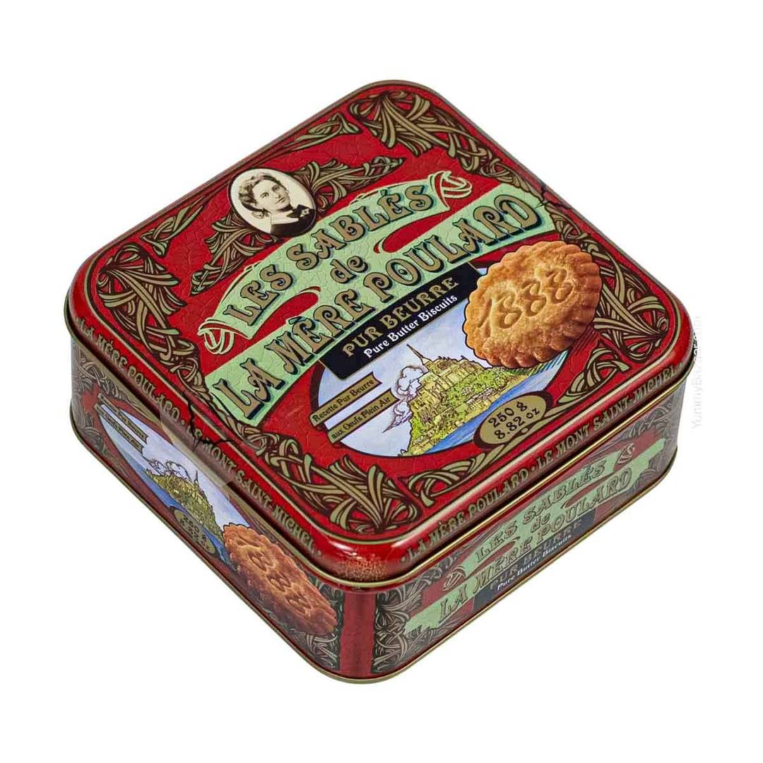 La Mere Poulard French Butter Sable Cookies in Luxury Tin 2