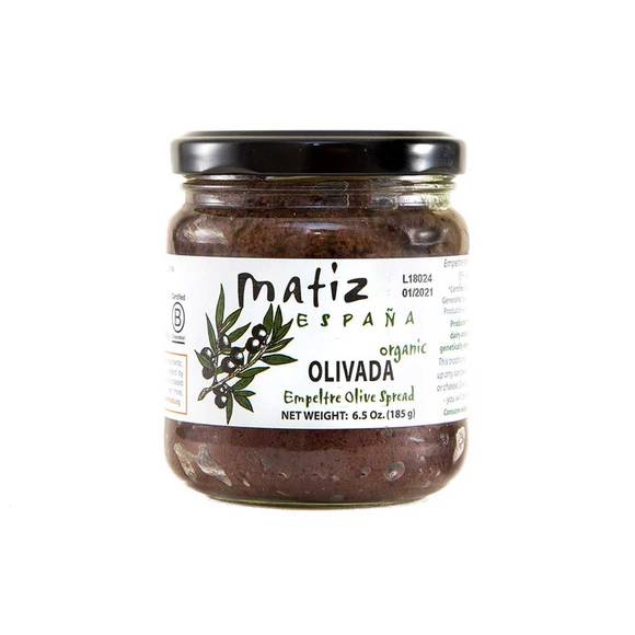 Matiz Organic Black Olive Spread, Vegan 1