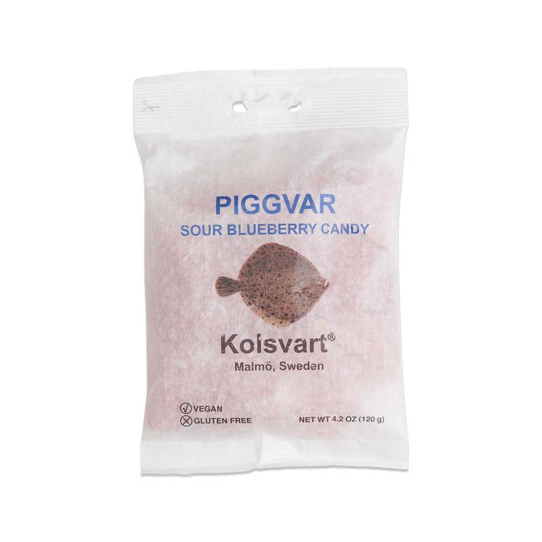 Kolsvart Sour Blueberry Swedish Vegan Gummy 1