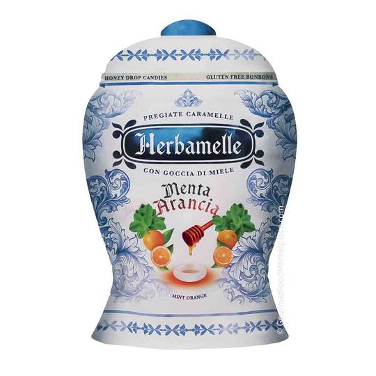 Herbamelle Italian Mint and Orange Honey Drop Hard Candies 1