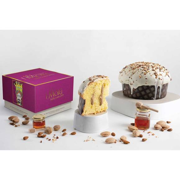 i Mori Sicilian Nougat Panettone with Almonds Cream 2