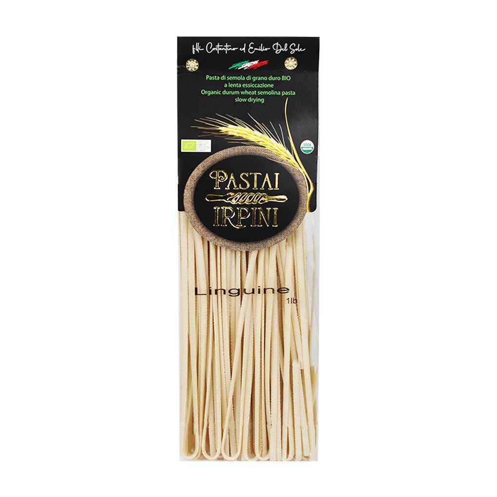 Pastai Irpini Organic Linguine, 100% Italian Durum Wheat Semolina 1