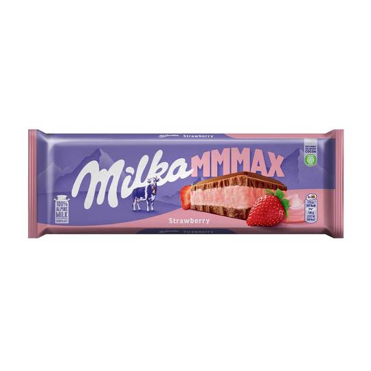 Milka Milk Chocolate with Strawberry Cream, XXL 1