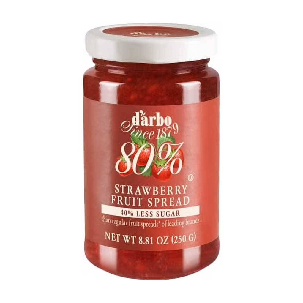 D'Arbo Strawberry Fruit Spread, 80% Fruit 1