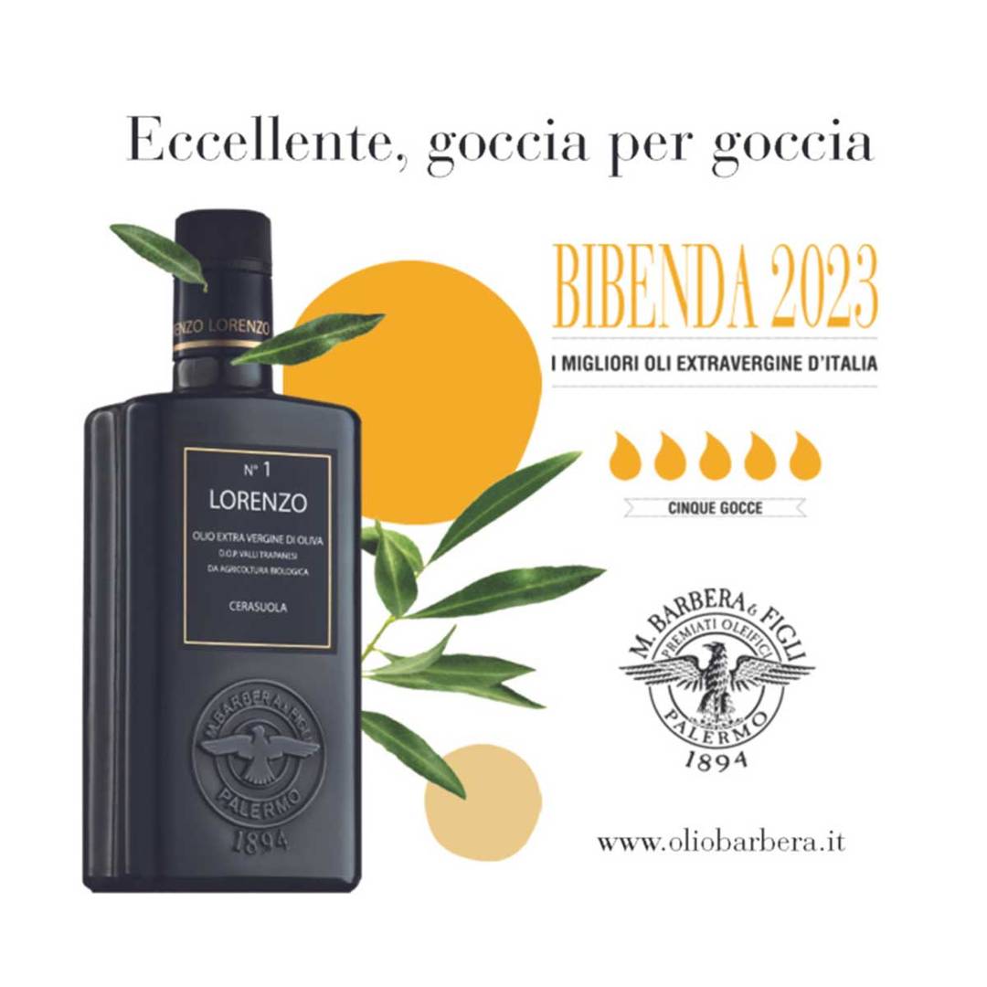 Lorenzo N1 Monocultivar Cerasuola Organic EVOO DOP Valli Trapanesi 2