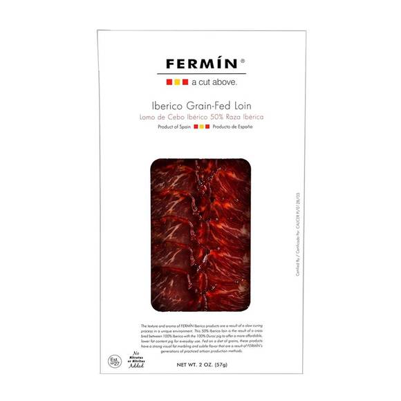 Fermin Iberico Grain-Fed Loin Sliced, 50% Iberico 1