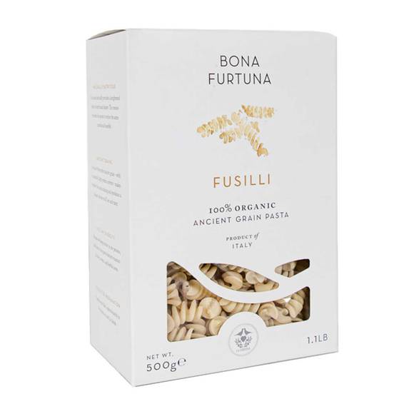 Bona Furtuna Italian Organic Ancient Grain Fusilli 1