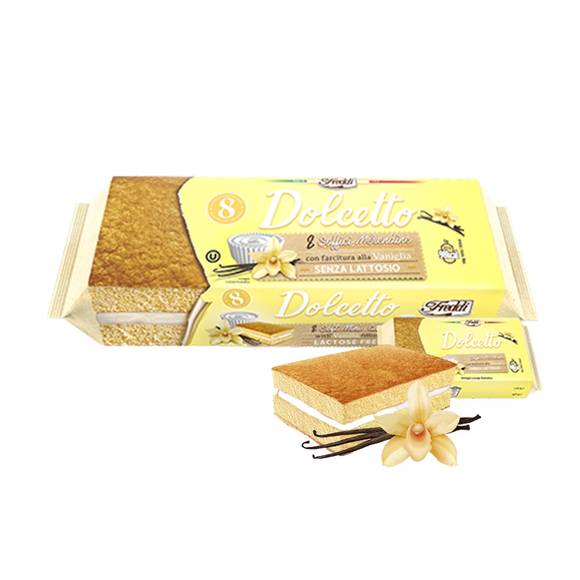 Freddi Mini Vanilla Cream Cakes Dolcetto, Lactose Free 1