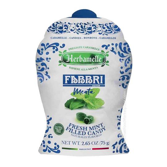 Herbamelle Italian Fabbri Mint Hard Candies 1