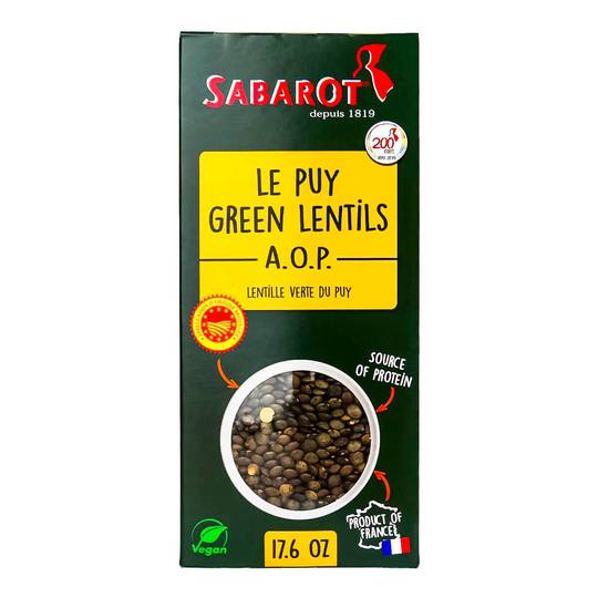 Sabarot Green Lentils from Le Puy, AOP 1