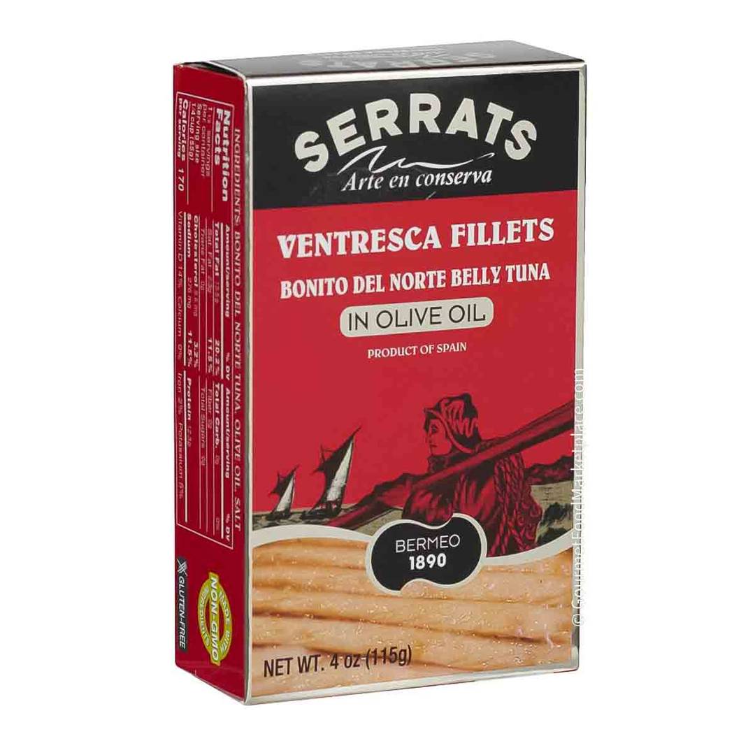 Serrats White Tuna Belly Ventresca in Olive Oil 1