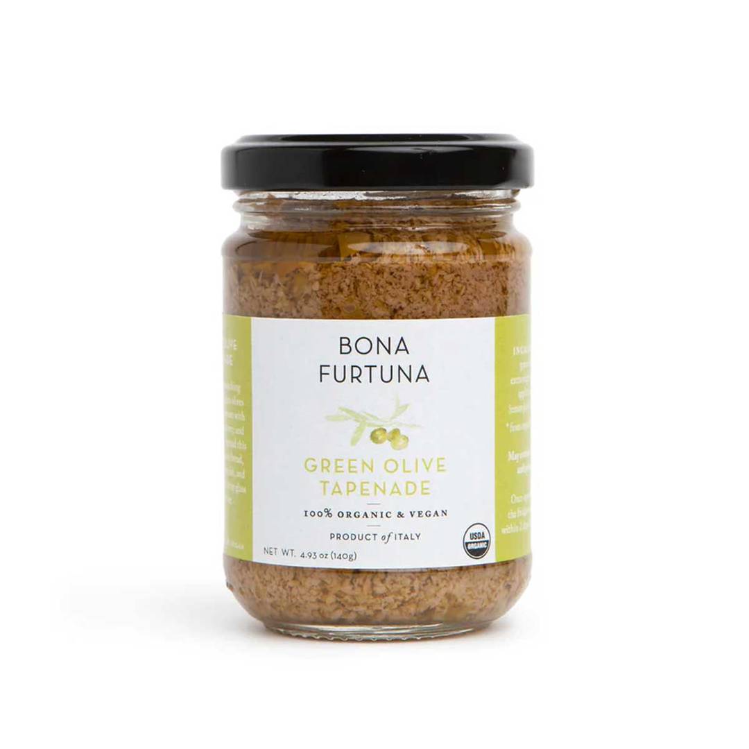 Bona Furtuna Organic & Vegan Green Olive Tapenade 1