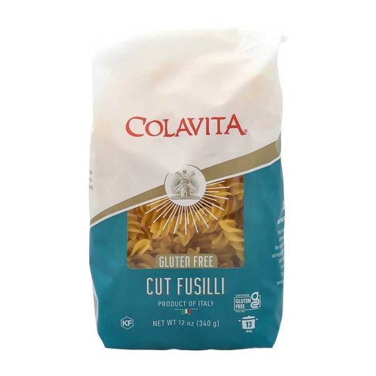 Colavita Italian Gluten Free Cut Fusilli Pasta 1