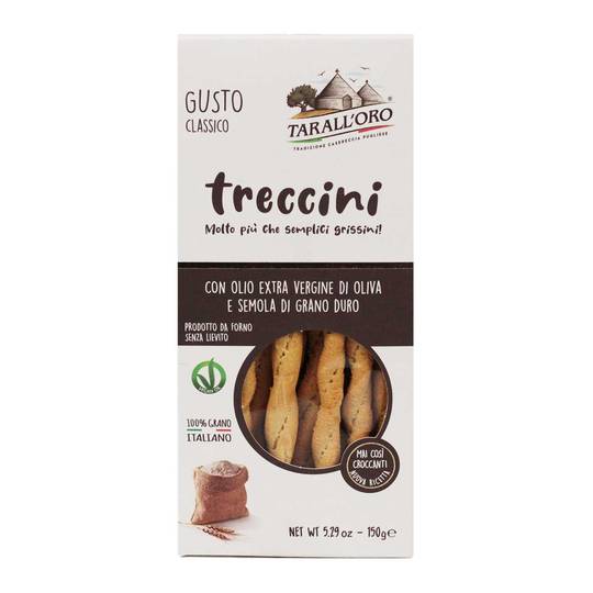 Tarall'Oro EVOO Treccini, 100% Italian Grain 1