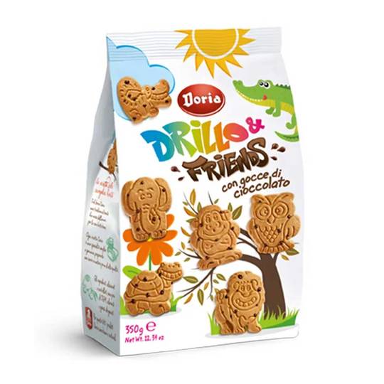 Doria Chocolate Chip Shortbread Biscuits Drillo & Friends 1