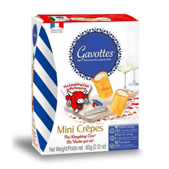 Gavottes French Mini Crepes Filled with Laughing Cow Cheese 1