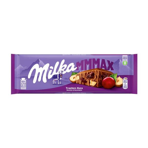 Milka Milk Chocolate with Raisins & Nuts, XXL 1