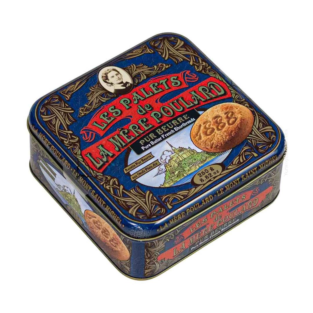 La Mere Poulard French Butter Cookies Palets in Luxury Tin 2