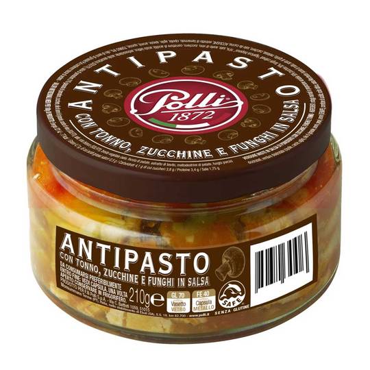 Polli Antipasto with Tuna, Zucchini and Mushrooms 1