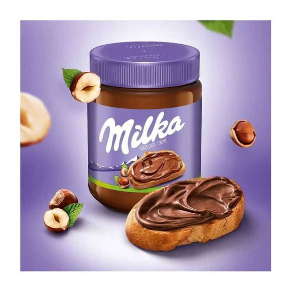 Milka Chocolate Hazelnut Cream Spread, Large 2