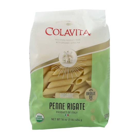 Colavita Italian Organic Penne Rigate Pasta 1