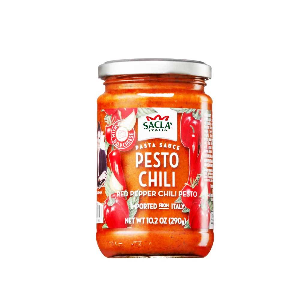 Sacla Italian Red Pepper Chili Pesto with DOP Cheese 1