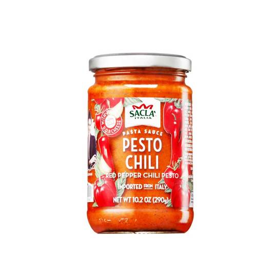 Sacla Italian Red Pepper Chili Pesto with DOP Cheese 1