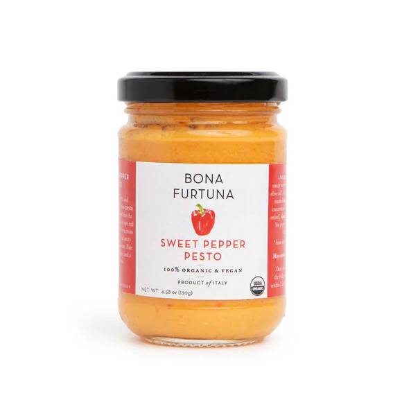 Bona Furtuna Organic & Vegan Sweet Pepper Pesto 1