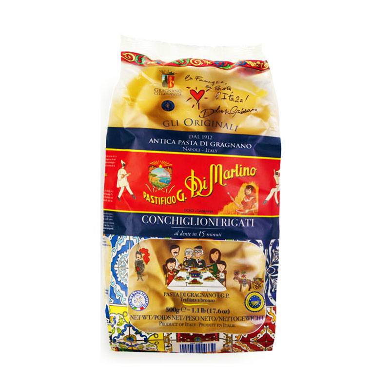 Di Martino Dolce & Gabbana Conchiglioni Rigati Pasta Shells, IGP 1