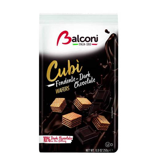 Balconi Dark Chocolate Wafer Cubes 1