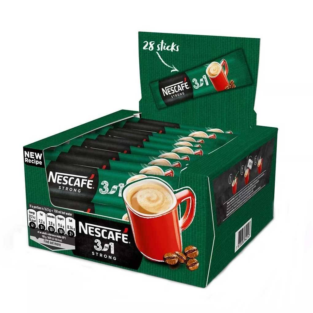 Nescafe 3 in 1 Instant Coffee, Strong 1